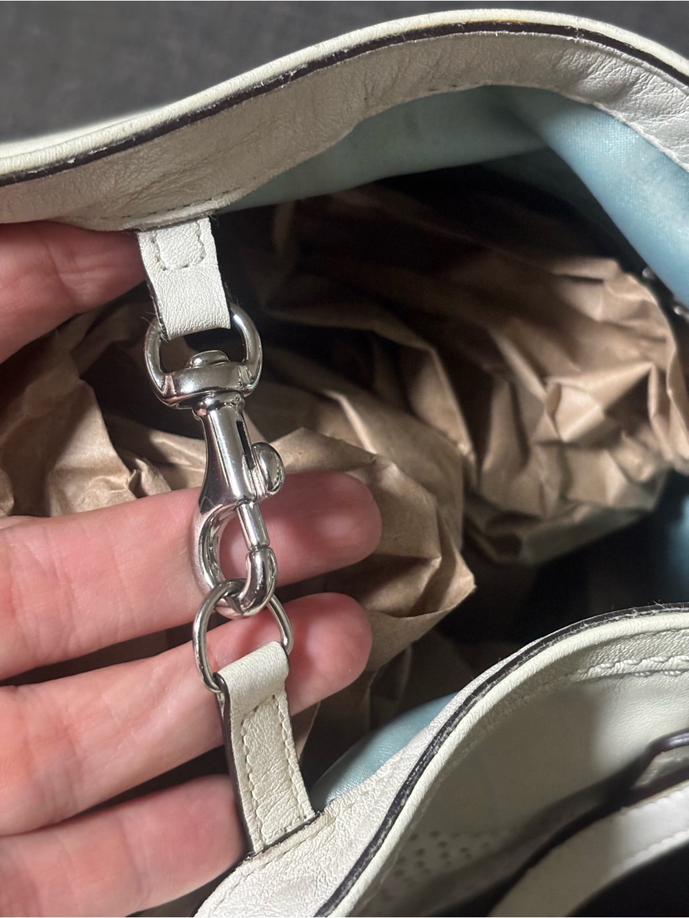 Coach Audrey Andie Perforated Signature shoulder bag - Picture 12 of 16
